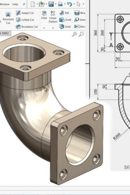 Курс-практикум "SolidWorks: створення 3D-моделей, збірка вузлів, креслення" від центру "Атлант" в Україні