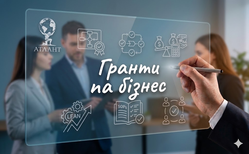 гранти, гарнтові програи та бізнес-плани від центру Атлант - вся Україна