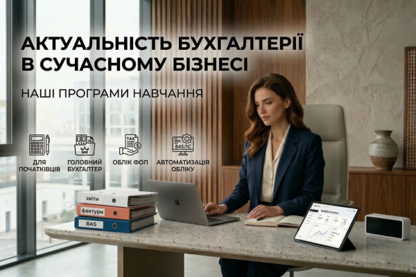 Бухгалтерські курси - програми навчання. Опанувати нову професію з експертами центру "Атлант"