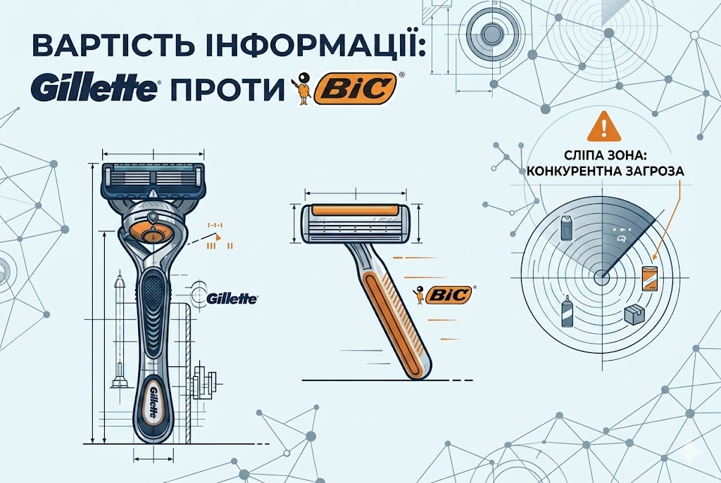 Вартість інформації: Як Gillette прогледів BIC, або навіщо бізнесу OSINT?